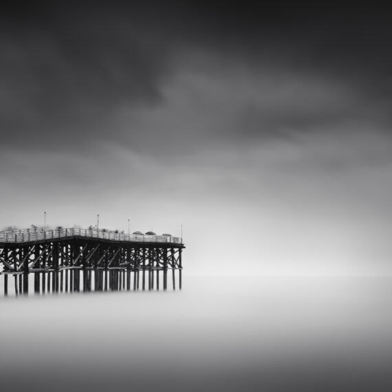 Crystal Pier with long exposure and people California